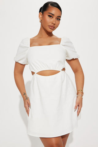 Brooke Mini Dress - Off White