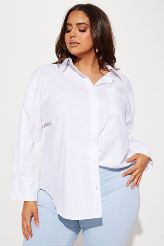 Closet Staple Poplin Shirt - White