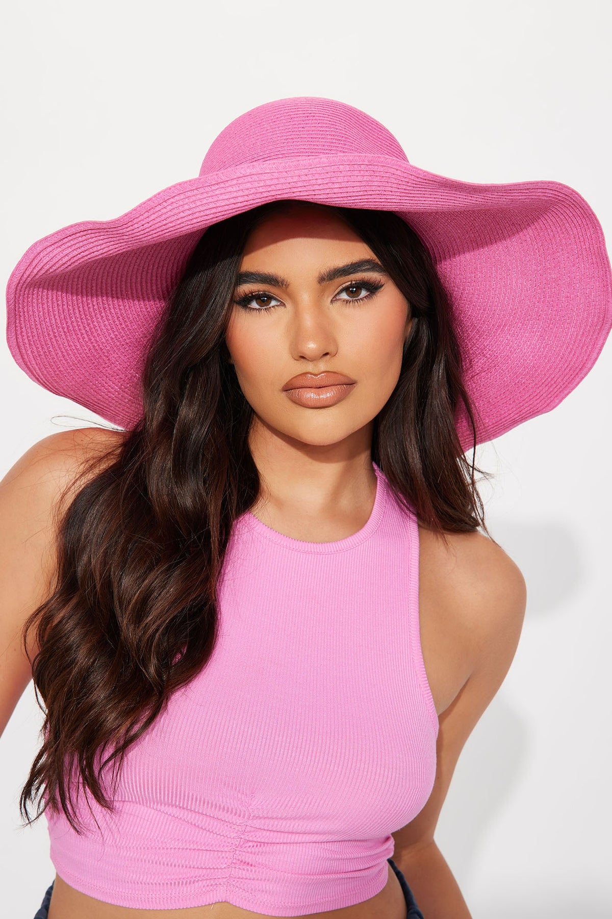 Trendy Location Sun Hat - Pink