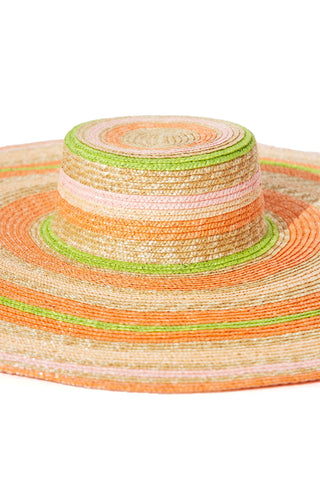 Color Me Happy Oversized Sun Hat  - Multi Color