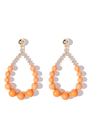 The Real Deal Earrings - Orange