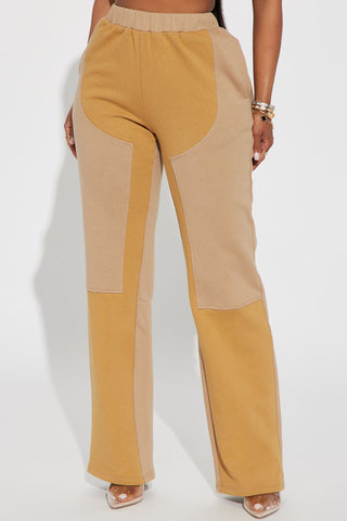 So Mellow Lounge Jogger - Brown/combo