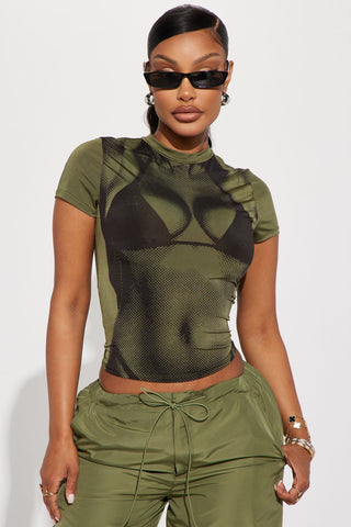 Body Bliss Top - Olive