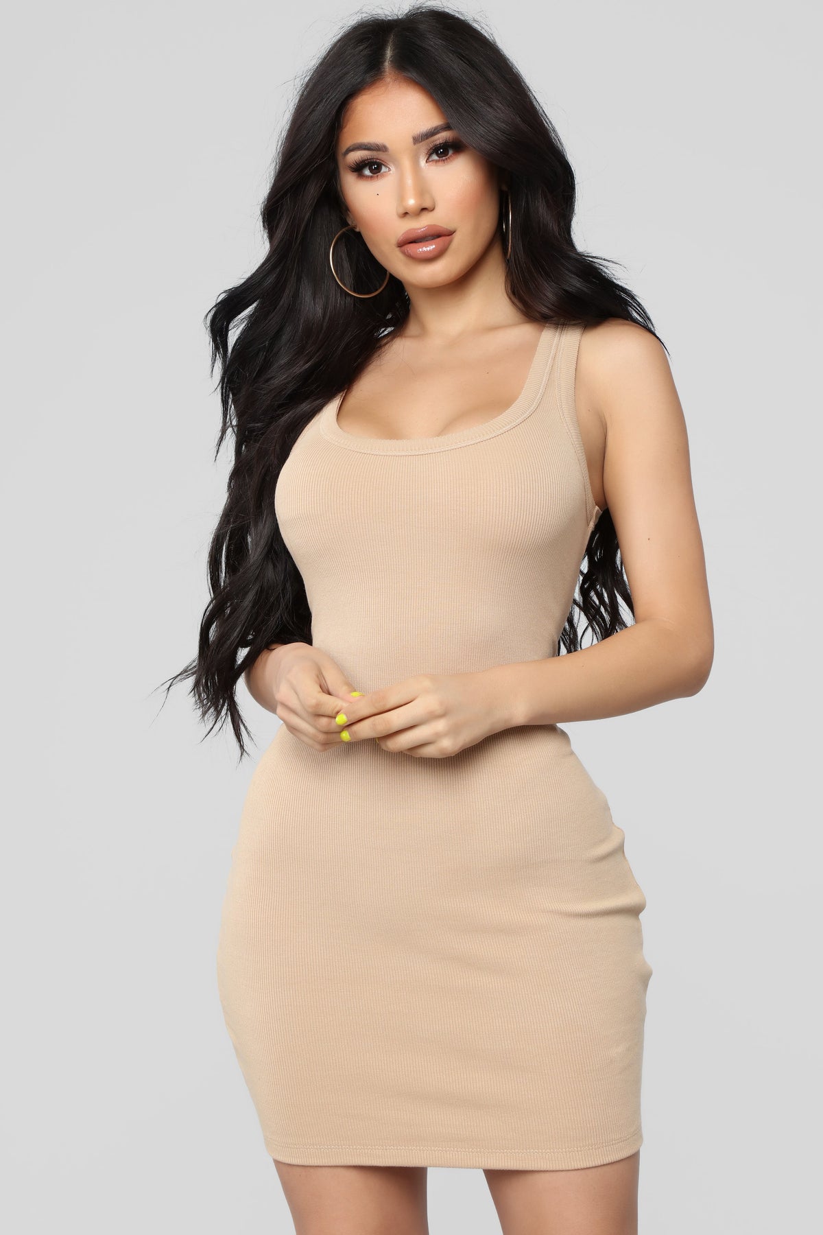One of the Boys Dress - Nude
