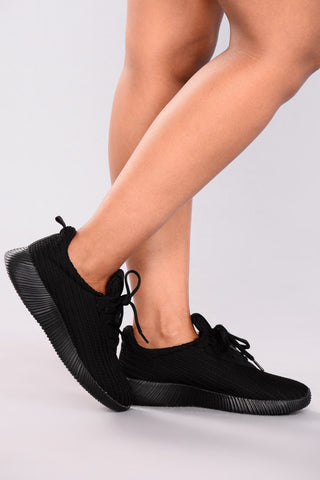 Kick It Up Sneakers - Black