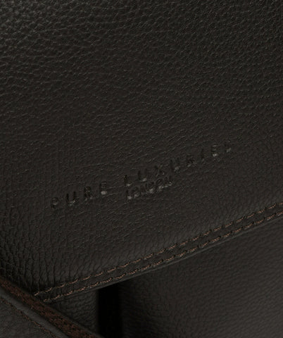 'Baxter' Brown Leather Work Bag