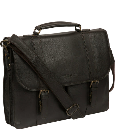 'Baxter' Brown Leather Work Bag