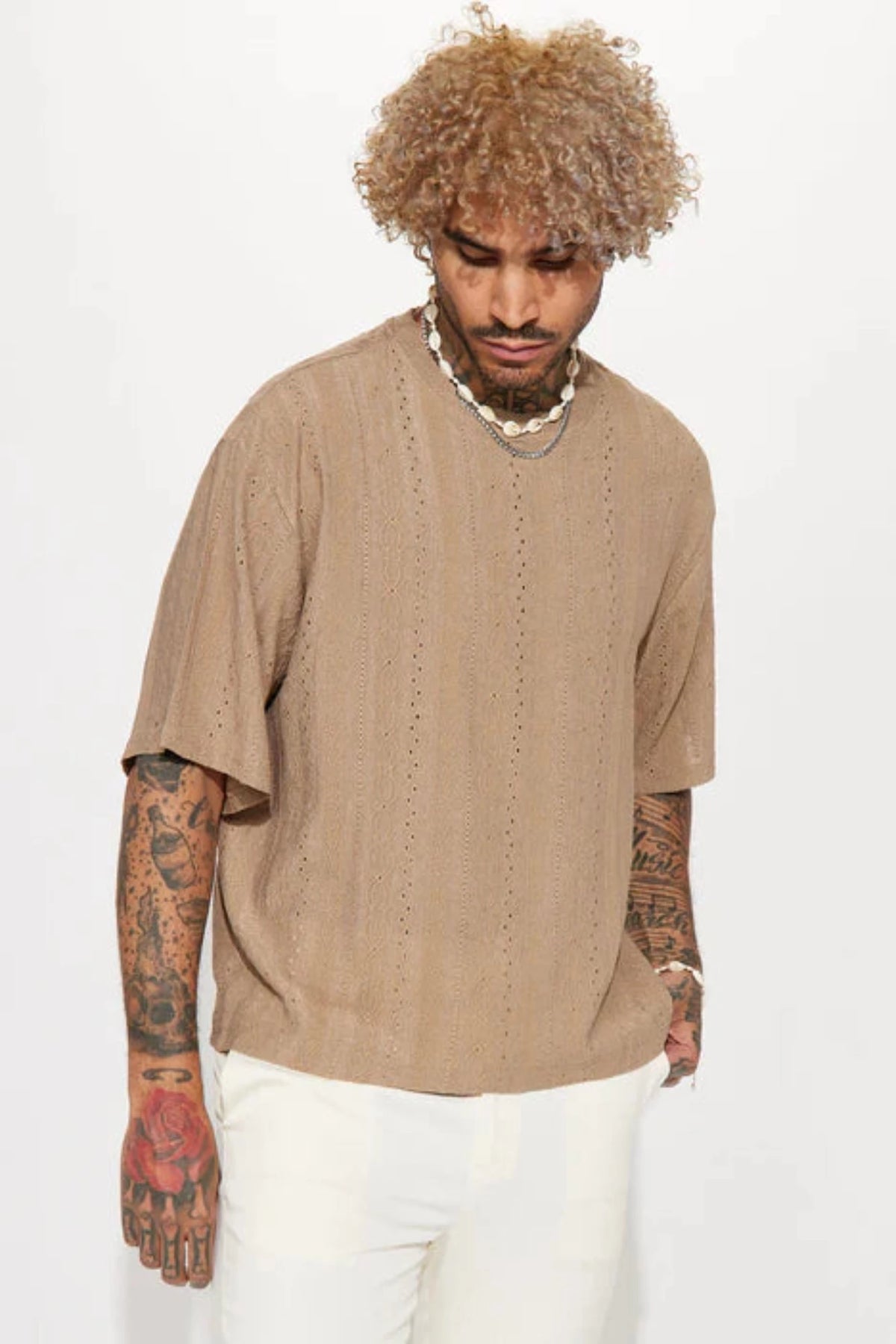 Meant For You Short Sleeve Tee - Taupe