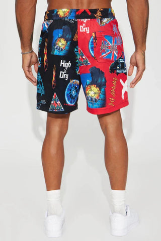 Def Leppard Hysteria Short - Multi Color
