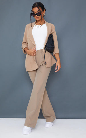 BASIC TURN UP SLEEVE BLAZER
