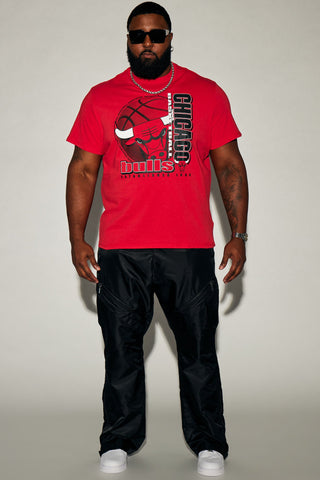 Bulls Turnover Short Sleeve Tee - Red