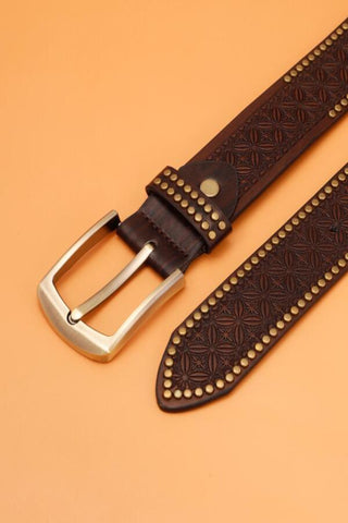 Men Studded Decor Belt