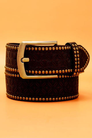 Men Studded Decor Belt