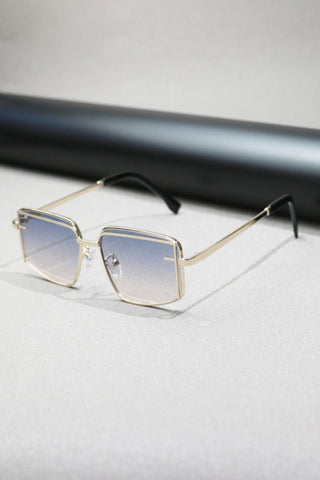 Men Square Frame Fashion Glasses