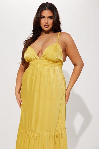 Dreaming of Daisy Maxi Dress - Yellow