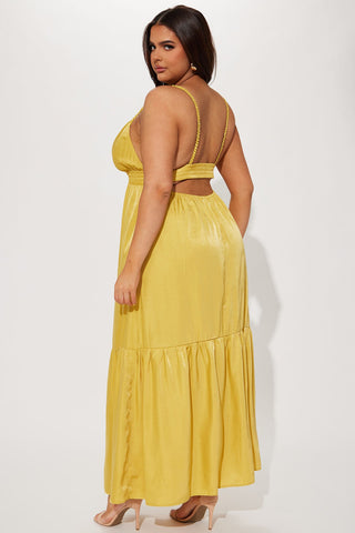 Dreaming of Daisy Maxi Dress - Yellow