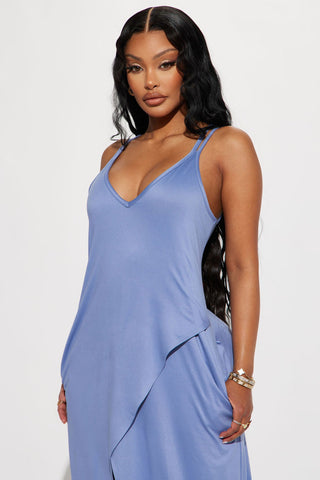 Camille Maxi Dress - Blue