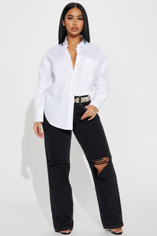 Closet Staple Poplin Shirt - White