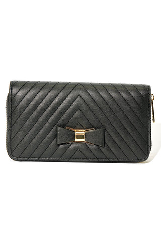 Big Bow Wallet - Black