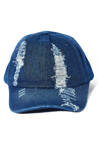 Don't Stress About It Baseball Cap - Denim