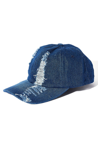 Don't Stress About It Baseball Cap - Denim
