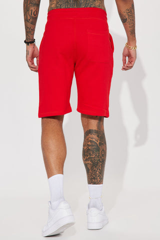 Luxury Coin Shorts - Red