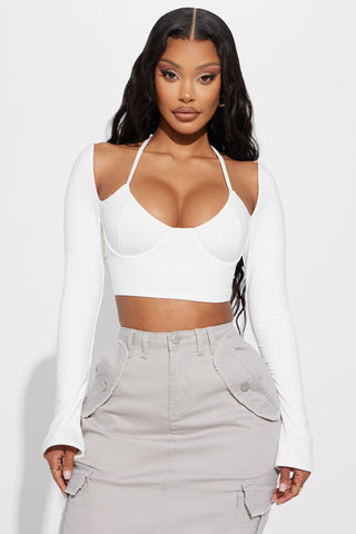 Azora Crop top - White