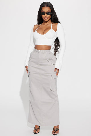 Azora Crop top - White
