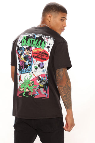 Batman Comic Short Sleeve Tee - Black