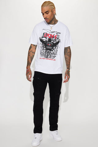 Eazy-E Live From Compton Jail Short Sleeve Tee - White