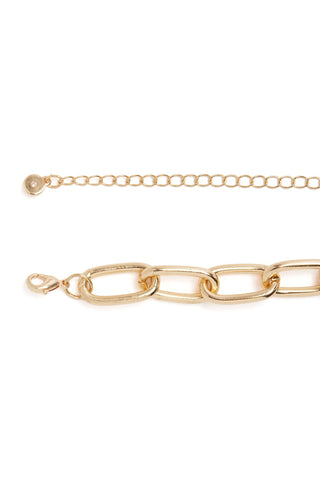 Belize Rhinestone Necklace - Gold/Multi