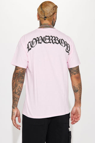 Anime Loverboy Short Sleeve Tee - Pink