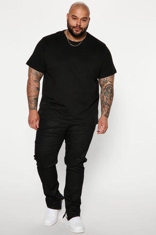 FN Essential Crew Tees 3 Pack - Black