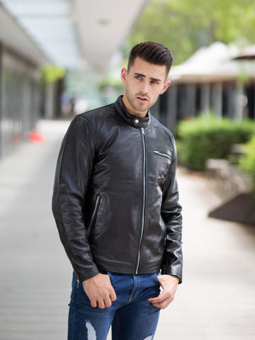 Dario Black Leather Jacket