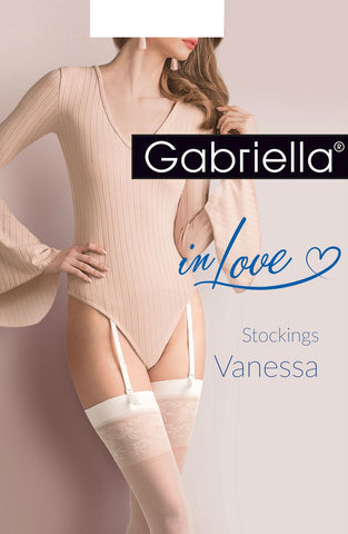 Calze Vanessa Stockings White