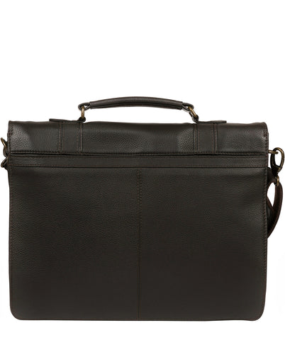 'Baxter' Brown Leather Work Bag